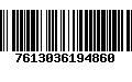 Código de Barras 7613036194860