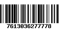 Código de Barras 7613036277778