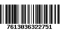 Código de Barras 7613036322751