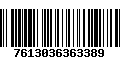 Código de Barras 7613036363389