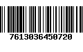 Código de Barras 7613036450720