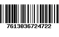 Código de Barras 7613036724722