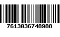 Código de Barras 7613036748988