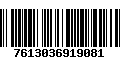 Código de Barras 7613036919081