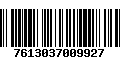 Código de Barras 7613037009927