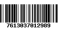 Código de Barras 7613037012989