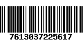 Código de Barras 7613037225617