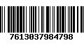 Código de Barras 7613037984798