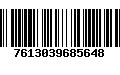 Código de Barras 7613039685648