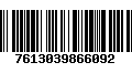 Código de Barras 7613039866092