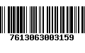 Código de Barras 7613063003159