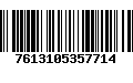 Código de Barras 7613105357714