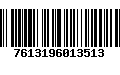 Código de Barras 7613196013513