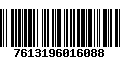 Código de Barras 7613196016088