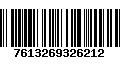 Código de Barras 7613269326212