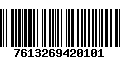 Código de Barras 7613269420101