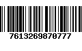 Código de Barras 7613269870777