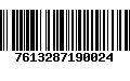 Código de Barras 7613287190024