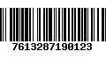 Código de Barras 7613287190123