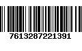 Código de Barras 7613287221391