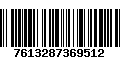 Código de Barras 7613287369512