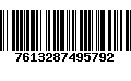 Código de Barras 7613287495792