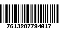 Código de Barras 7613287794017