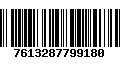 Código de Barras 7613287799180