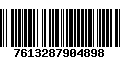 Código de Barras 7613287904898