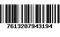 Código de Barras 7613287943194