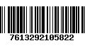 Código de Barras 7613292105822