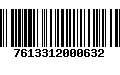 Código de Barras 7613312000632