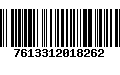 Código de Barras 7613312018262