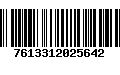 Código de Barras 7613312025642