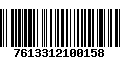 Código de Barras 7613312100158