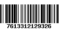 Código de Barras 7613312129326