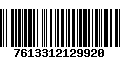 Código de Barras 7613312129920