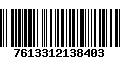 Código de Barras 7613312138403