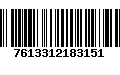 Código de Barras 7613312183151