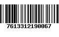 Código de Barras 7613312190067