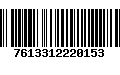 Código de Barras 7613312220153