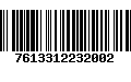 Código de Barras 7613312232002