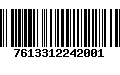 Código de Barras 7613312242001