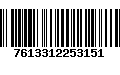 Código de Barras 7613312253151