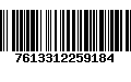 Código de Barras 7613312259184