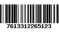 Código de Barras 7613312265123