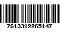 Código de Barras 7613312265147