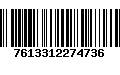 Código de Barras 7613312274736