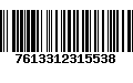 Código de Barras 7613312315538