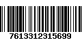 Código de Barras 7613312315699